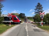 Tog ved overkørsel, foto: RfST
